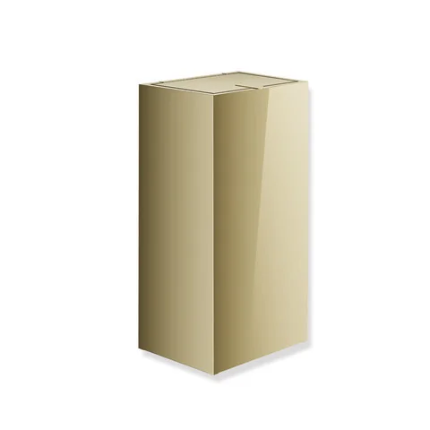HEWI System 900 Papierabfallbehälter, Edelstahl, PVD, Fassungsvermögen ca. 25 Liter