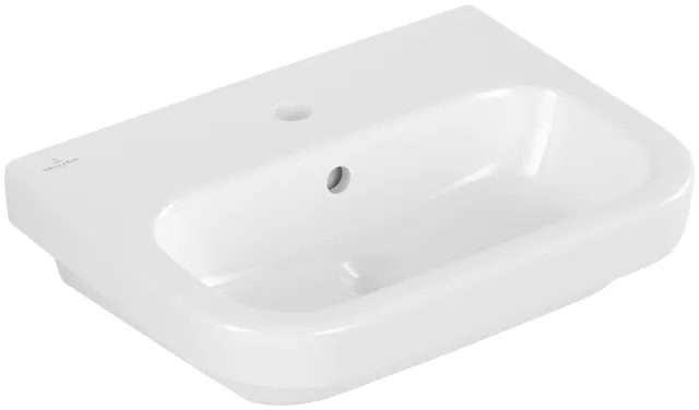 Villeroy & Boch Handwaschbecken „Architectura“ 500 × 380 × 150 mm, ohne Hahnlochbohrung, für Becken mittig in Weiß Alpin Villeroy & Boch Handwaschbecken „Architectura“ 500 × 380 × 150 mm, ohne Hahnlochbohrung, für Becken mittig in Weiß Alpin