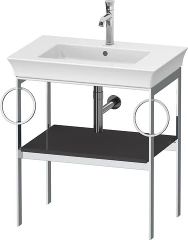 Duravit Konsole „White Tulip“ in Graphit Hochglanz
