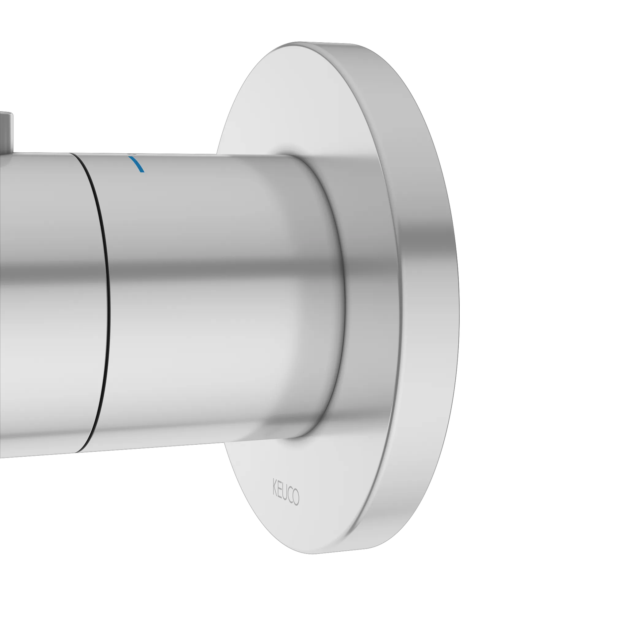 IXMO 59553170001 Thermostatarmatur UP DN15 rund Aluminium-finish