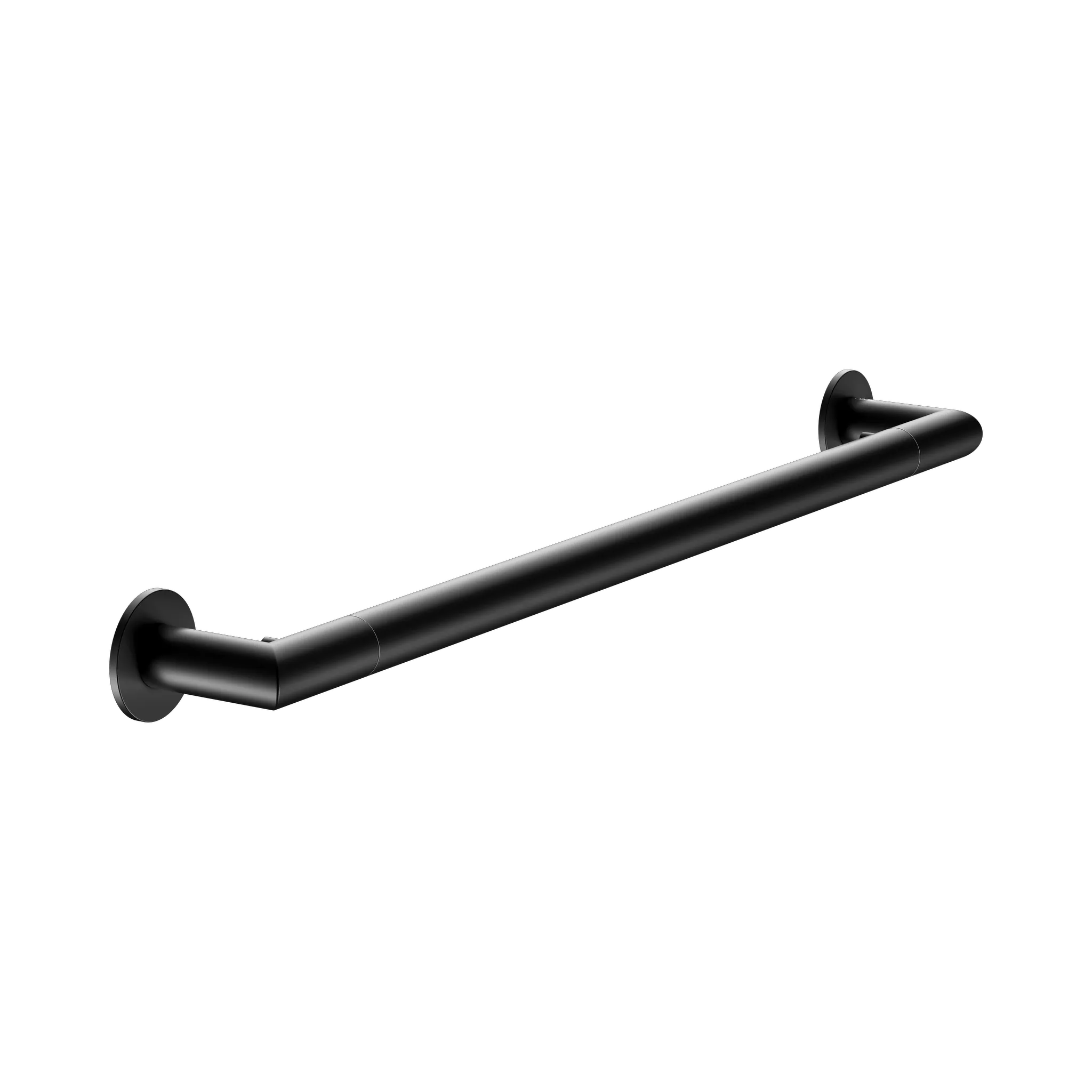 KEUCO REVA Badetuchhalter mit integriertem Haken 600 mm schwarz matt KEUCO REVA Badetuchhalter mit integriertem Haken 600 mm schwarz matt