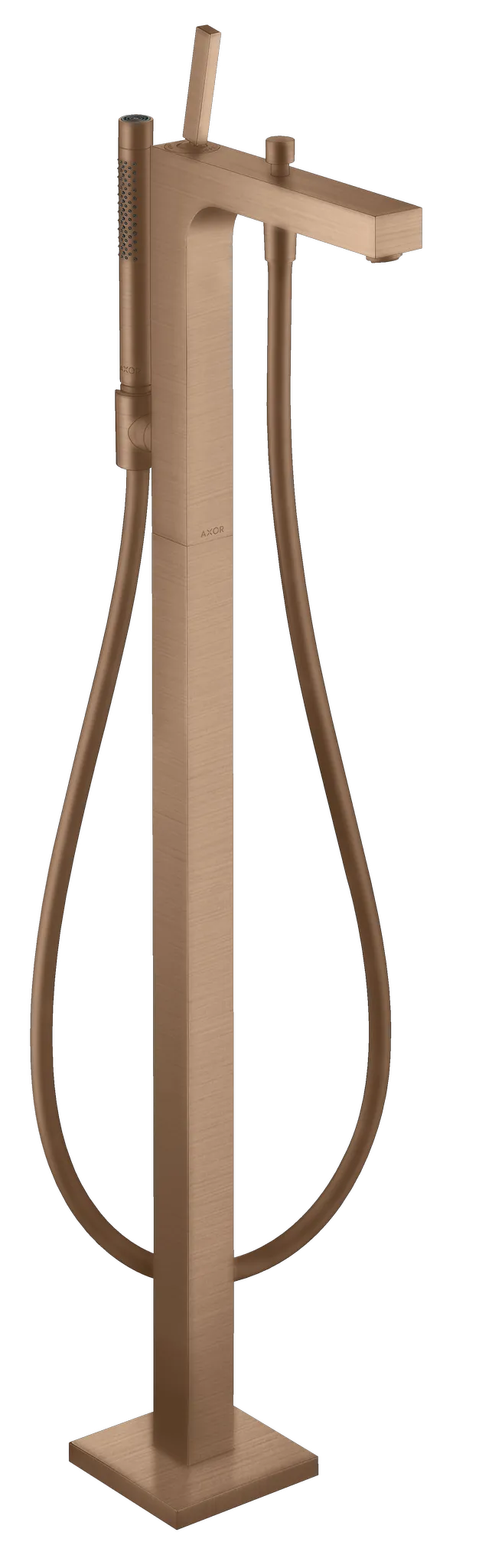 Hansgrohe AXOR Citterio Einhebel-Wannenmischer bodenstehend mit Pingriff, Brushed Red Gold Hansgrohe AXOR Citterio Einhebel-Wannenmischer bodenstehend mit Pingriff, Brushed Red Gold