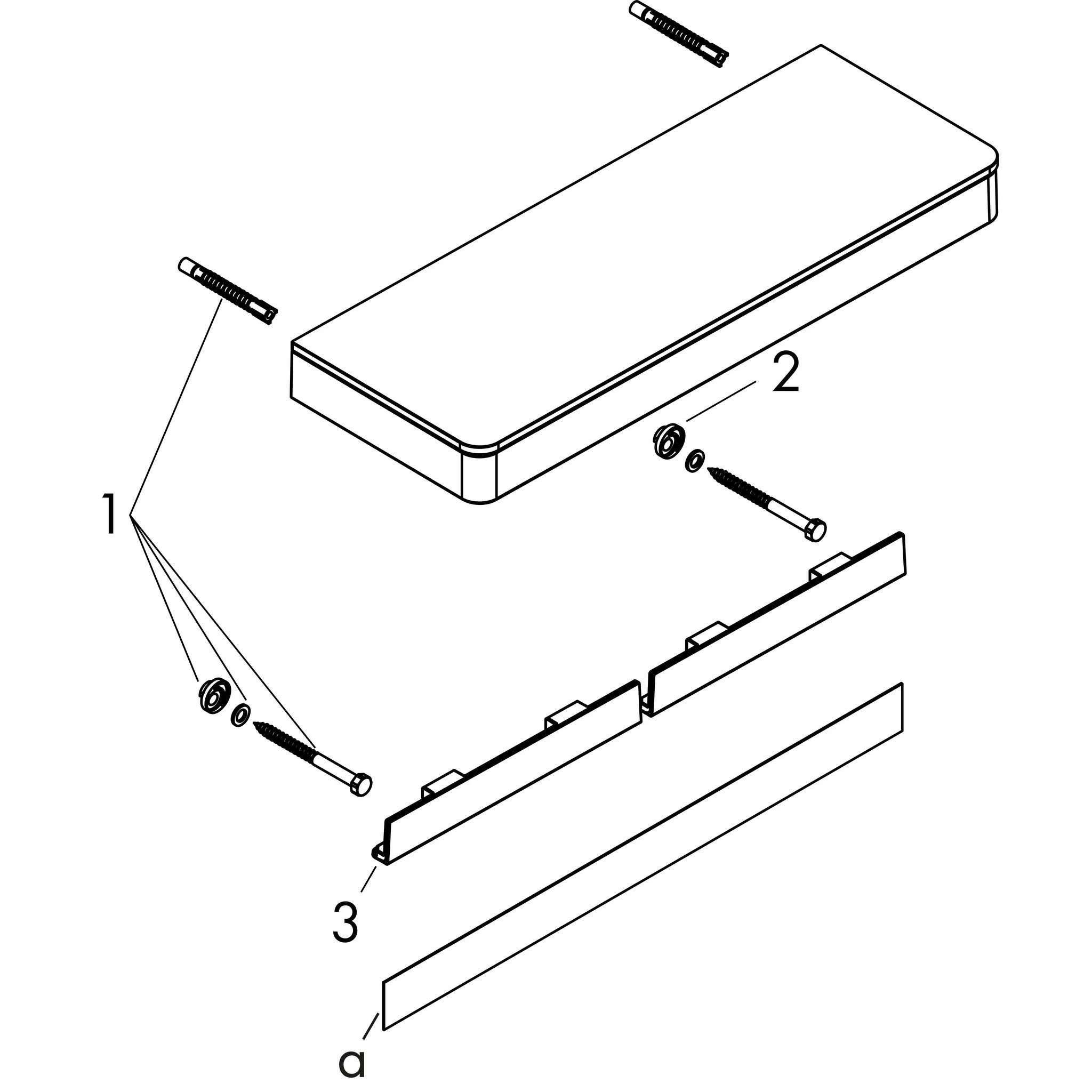 Ablage Axor Universal Accessories 300mm chrom