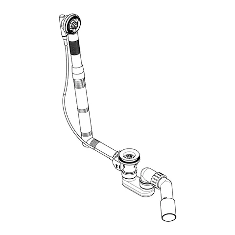 Kludi ROTEXA 2000 Ablauf-Überlaufgarnitur Rohbau-Set neutral Kludi ROTEXA 2000 Ablauf-Überlaufgarnitur Rohbau-Set neutral