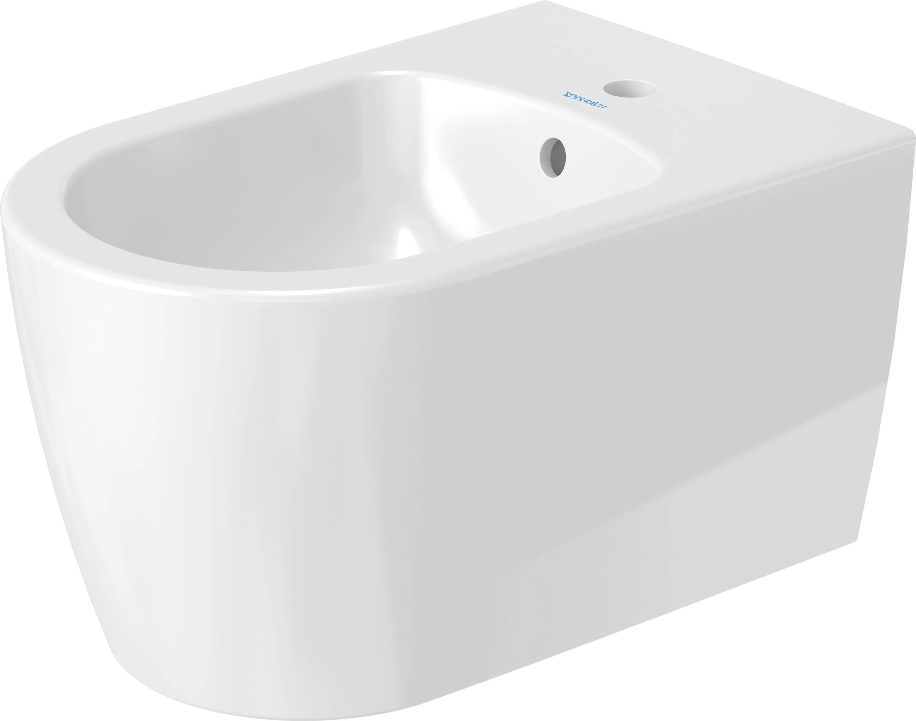Duravit Wand-Bidet „ME by Starck“, Befestigung verdeckt 37 × 57 × 29,5 cm in Weiß Hochglanz Duravit Wand-Bidet „ME by Starck“, Befestigung verdeckt 37 × 57 × 29,5 cm in Weiß Hochglanz