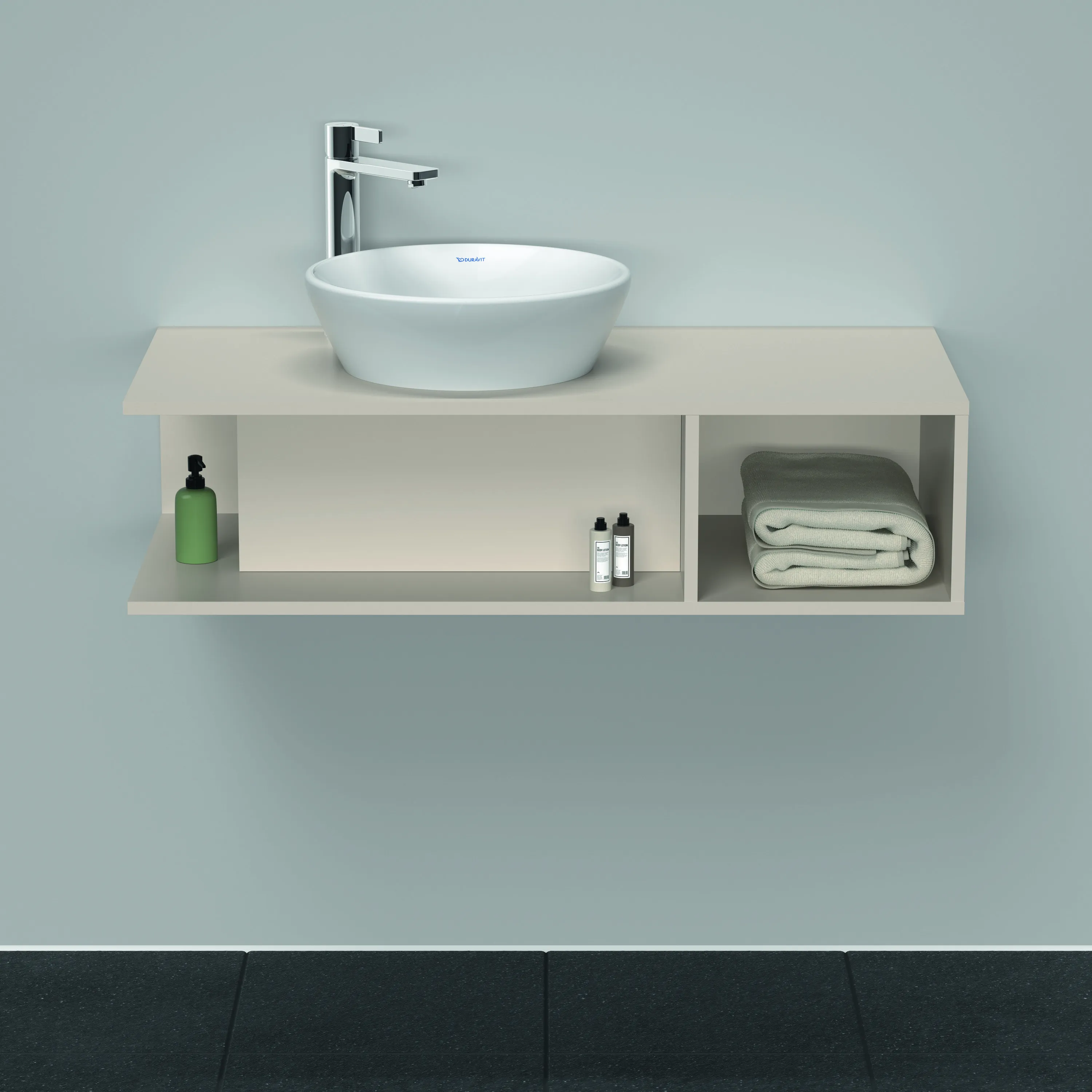 Duravit Waschtischunterschrank wandhängend „D-Neo“ 100 × 26 × 48 cm Taupe Matt Duravit Waschtischunterschrank wandhängend „D-Neo“ 100 × 26 × 48 cm Taupe Matt