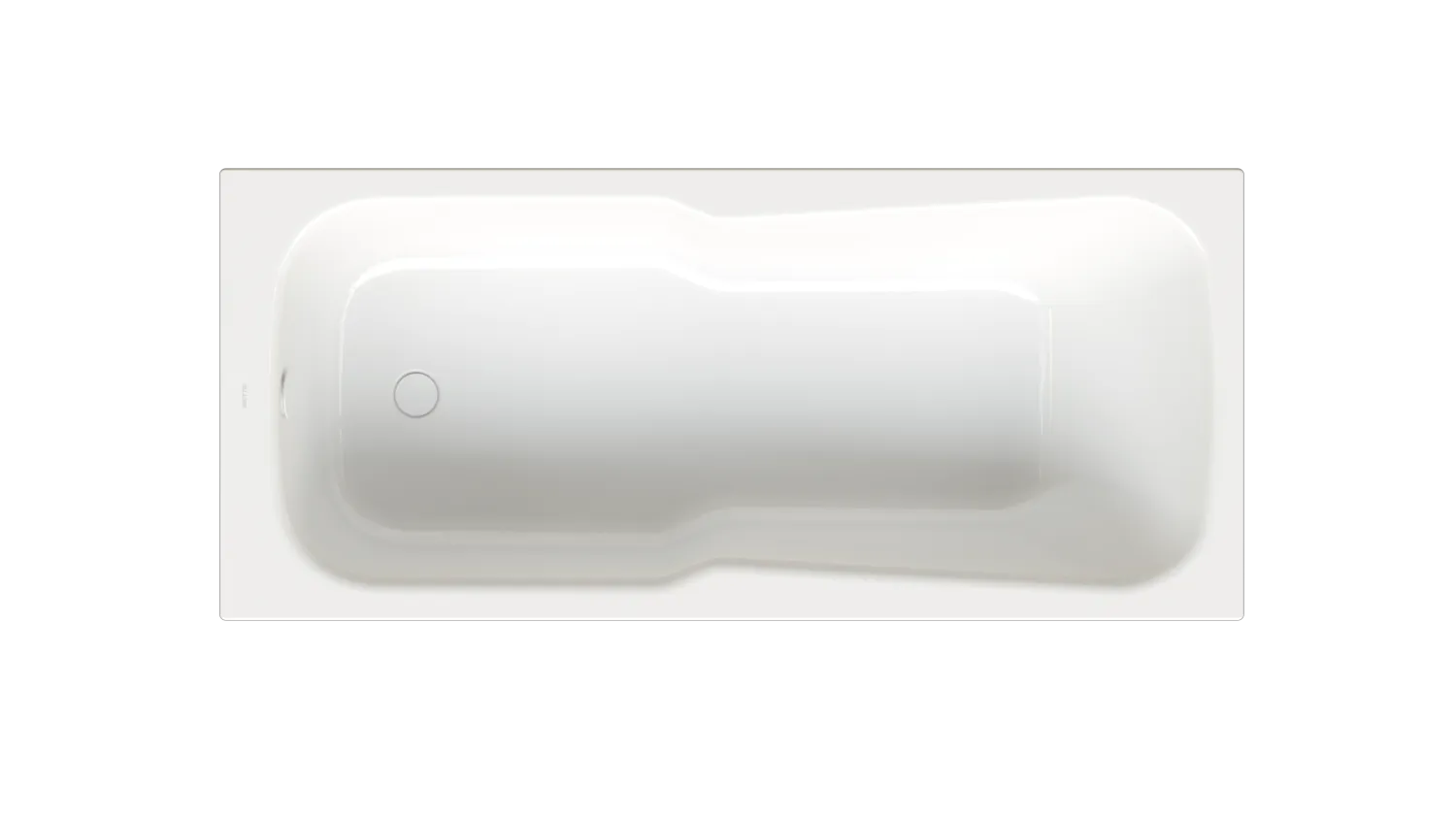 Bette BetteSet Badewanne Rechteck 1700x750x380 mm Weiß glasierter Titan-Stahl Einbau Bade-Duschkombination 1-Sitzer