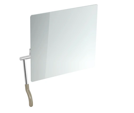 HEWI Kippspiegel „Serie 802 LifeSystem“ 72,5 × 74,1 cm in Sand