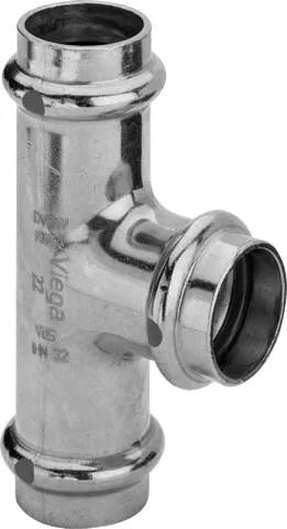 „Profipress“ T-Stück mit 3 Muffen 18 × 22 × 18 mm „Profipress“ T-Stück mit 3 Muffen 18 × 22 × 18 mm