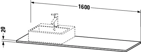 Duravit Konsole „XSquare“