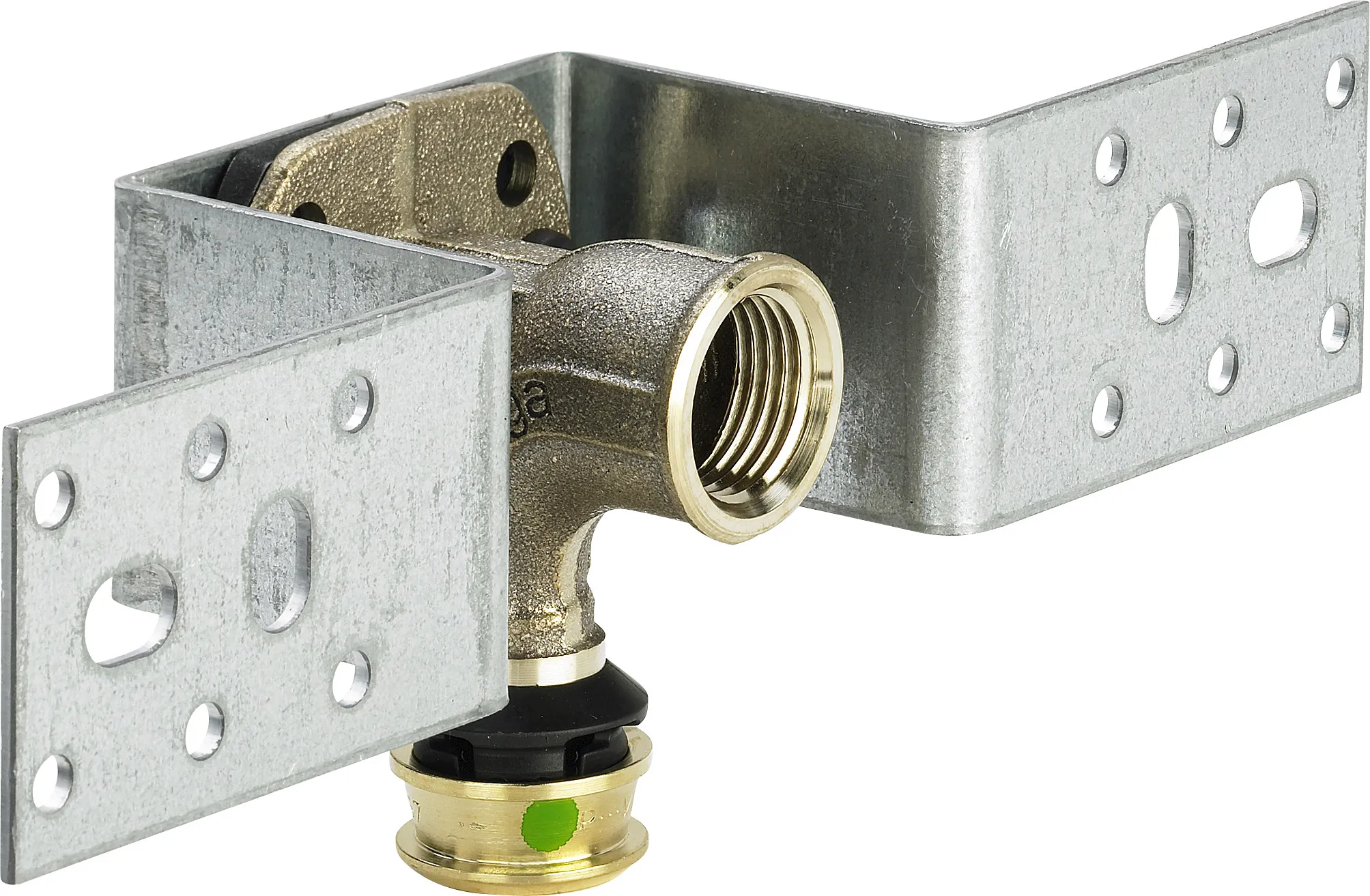 Viega „Raxofix“ Montageeinheit verzinkt 16 mm × 1/2″ Viega „Raxofix“ Montageeinheit verzinkt 16 mm × 1/2″