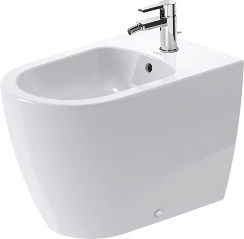 Duravit Stand-Bidet back to wall „ME by Starck“, Befestigung sichtbar 37 × 60 × 40 cm in Weiß Hochglanz