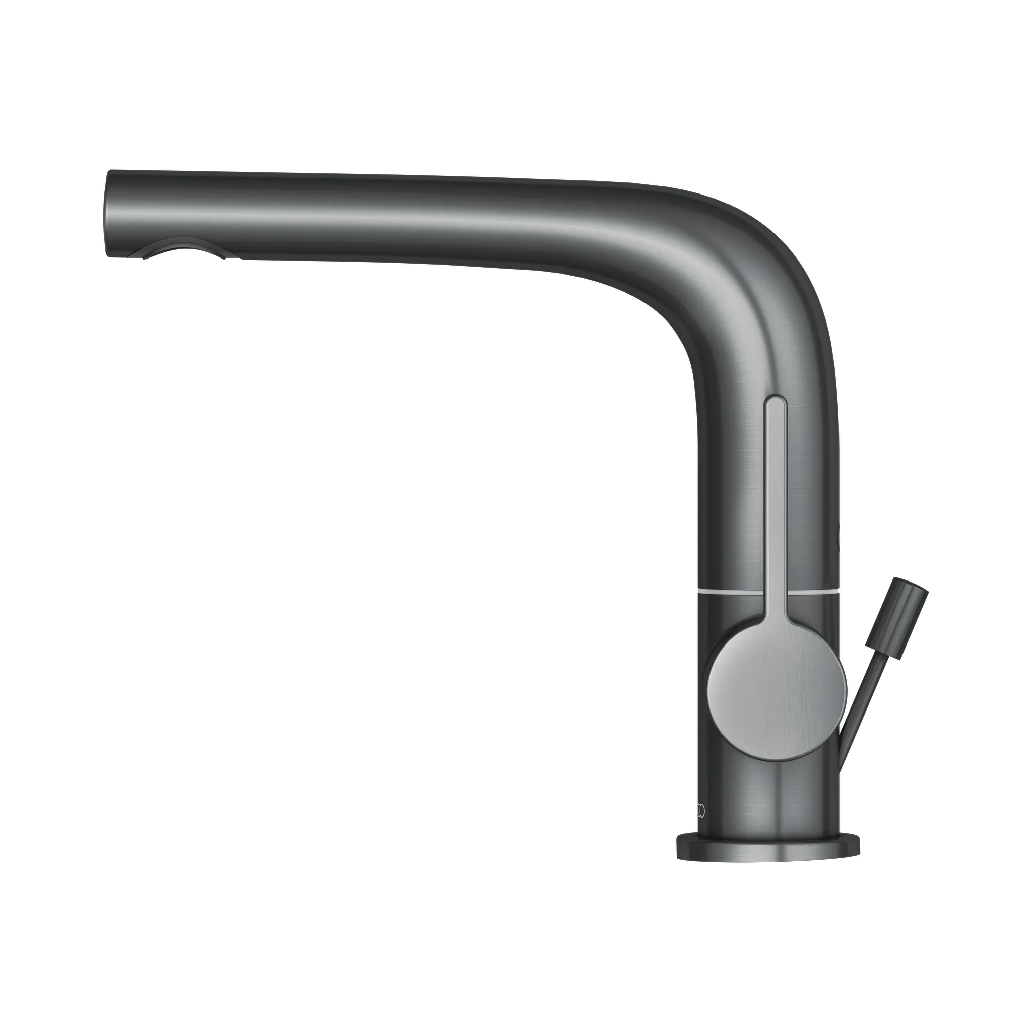 KEUCO EDITION 400 Einhebel-Waschtischmischer 150 schwenkbar mit Zugstangen-Ablaufgarnitur, Schwarzchrom gebürstet KEUCO EDITION 400 Einhebel-Waschtischmischer 150 schwenkbar mit Zugstangen-Ablaufgarnitur, Schwarzchrom gebürstet