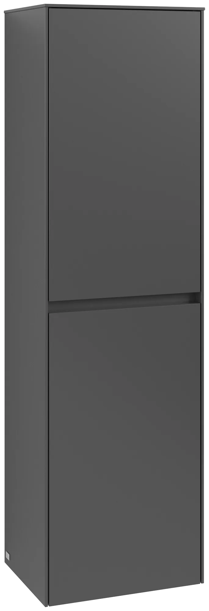 Villeroy & Boch Hochschrank mit Wäschekorb „Collaro“ 45,4 × 153,8 × 34,9 cm ohne Beleuchtung, Anschlag rechts, 1 Tür