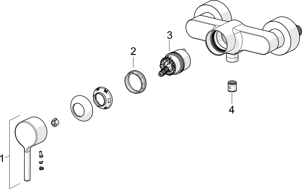 HansaVANTIS Duscharmatur EHM Brausebatterie 5245 Matt-Schwarz, Wandmontage, Einhebelmischer HansaVANTIS Duscharmatur EHM Brausebatterie 5245 Matt-Schwarz, Wandmontage, Einhebelmischer