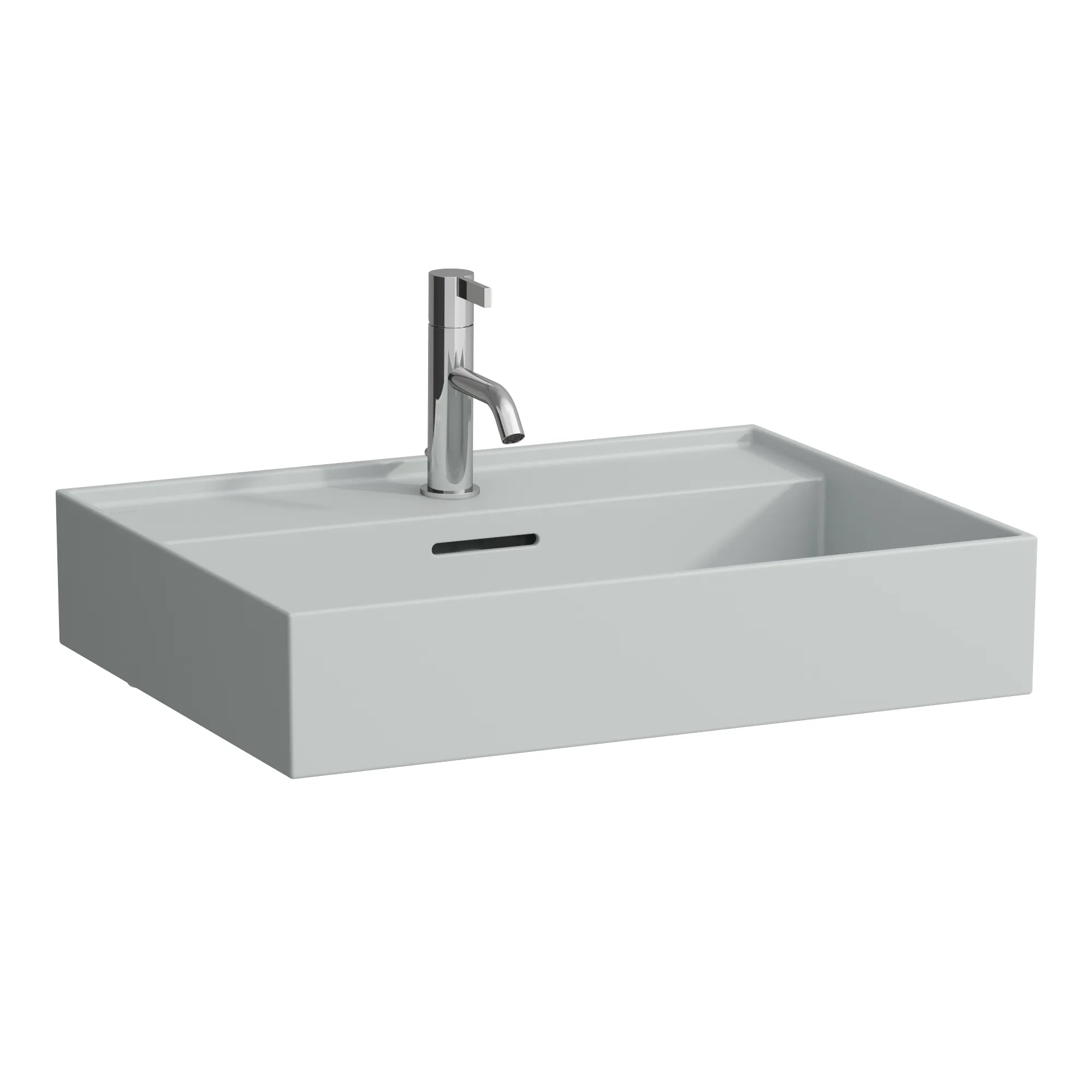 Aufsatzwaschtisch Kartell • 460x600x145 1 Hahnloch mit Überlauf weiß Aufsatzwaschtisch Kartell • 460x600x145 1 Hahnloch mit Überlauf weiß