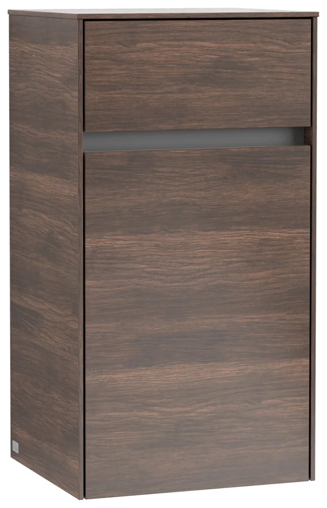 Villeroy & Boch Collaro Seitenschrank Arizona Oak 404x748x349 mm mit SoftClosing und integrierten Aluminiumgriffen Villeroy & Boch Collaro Seitenschrank Arizona Oak 404x748x349 mm mit SoftClosing und integrierten Aluminiumgriffen