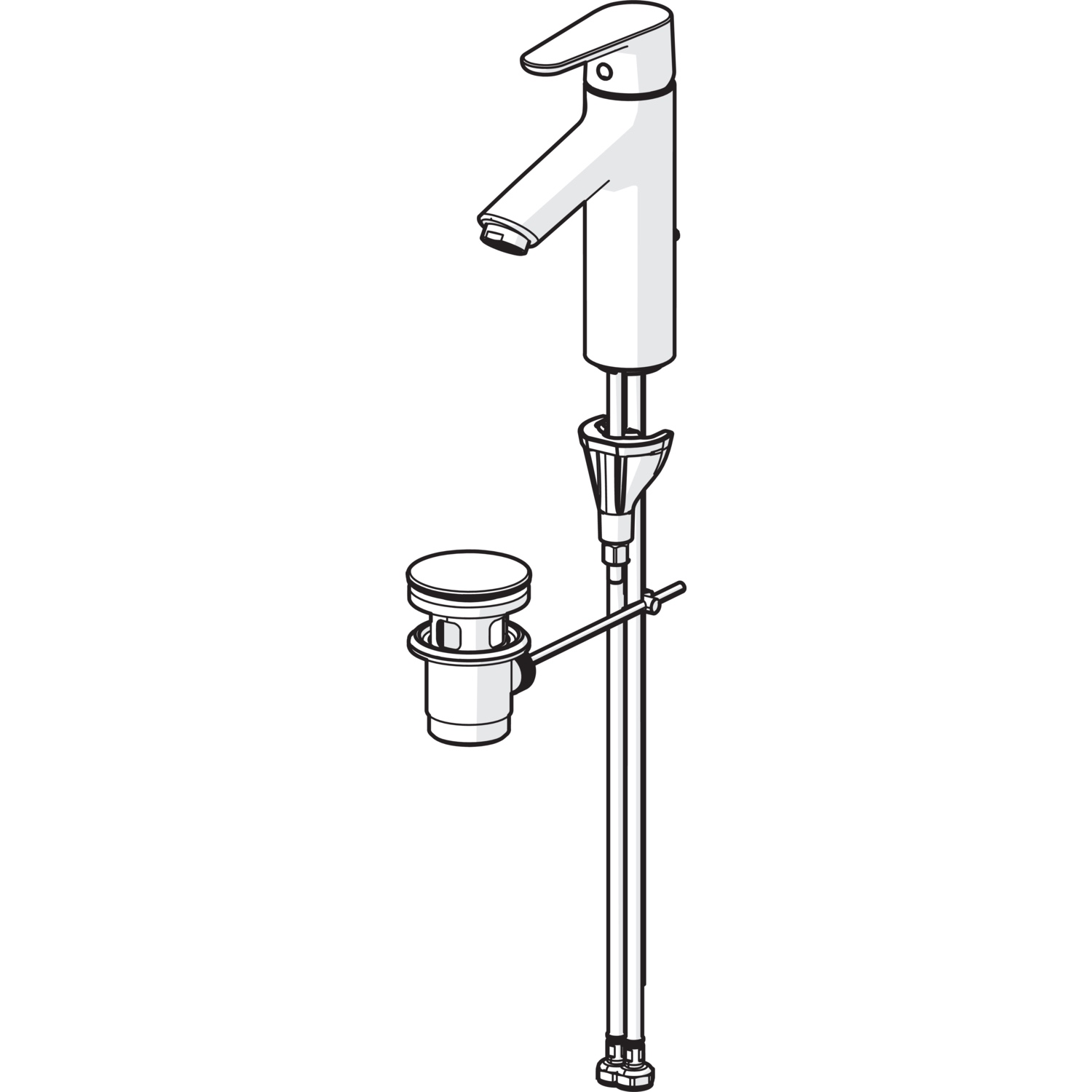 HansaVANTIS Waschtischarmatur Hansavantis 2022 EHM WT-Batt. HansaVANTIS XL 5256 Zugst.Ablgarn. Ausld. 114 mm chr HansaVANTIS Waschtischarmatur Hansavantis 2022 EHM WT-Batt. HansaVANTIS XL 5256 Zugst.Ablgarn. Ausld. 114 mm chr