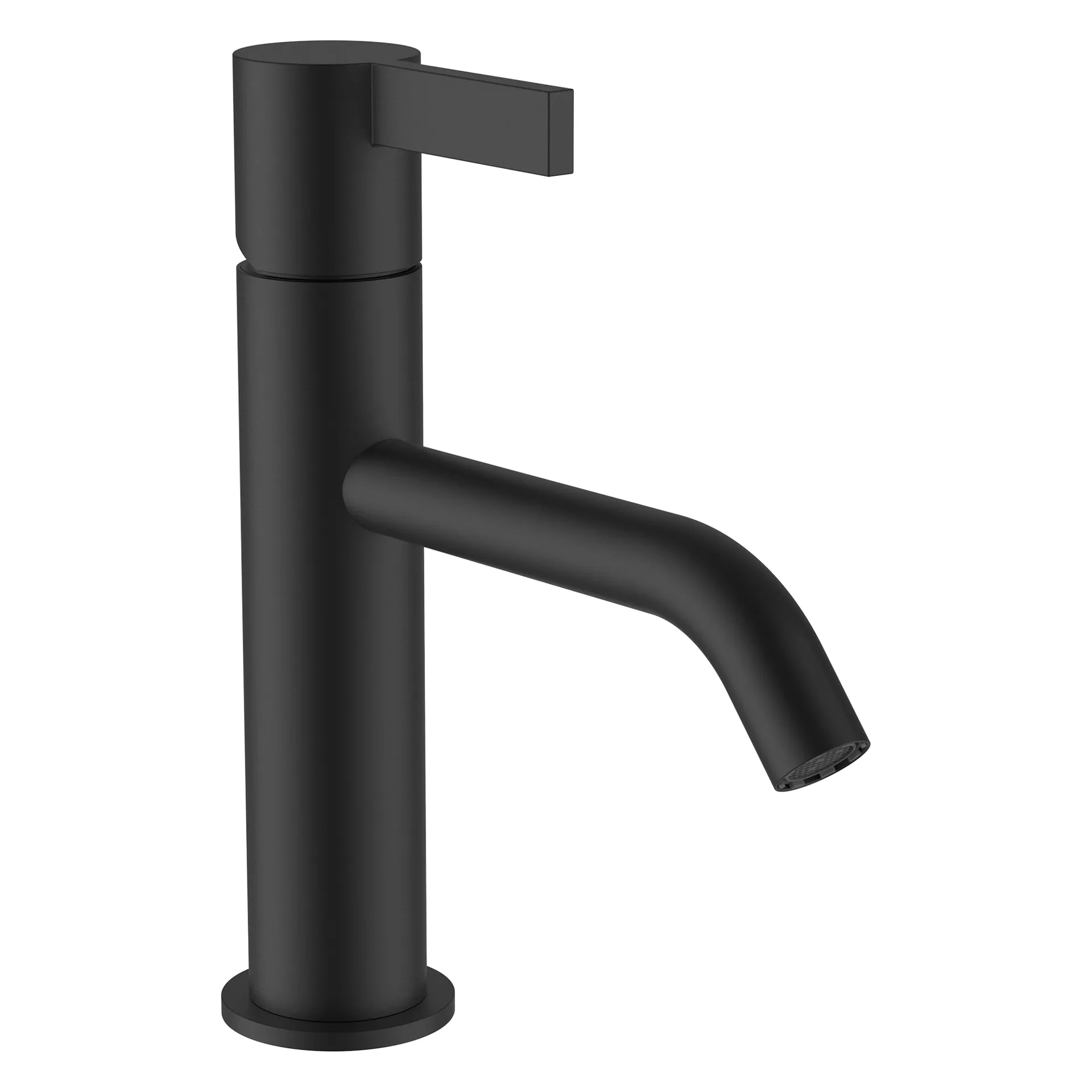 Einhebel-Waschtischmischer Kartell Festauslauf Ausladung 135 mm ohne Ablaufventil PVD Titanschwarz matt Einhebel-Waschtischmischer Kartell Festauslauf Ausladung 135 mm ohne Ablaufventil PVD Titanschwarz matt