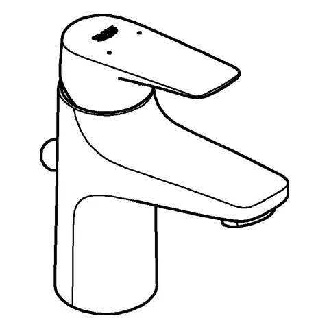 Grohe BauFlow Einhand-Waschtischbatterie, ½ S-Size, Einlochmontage, chrom Grohe BauFlow Einhand-Waschtischbatterie, ½ S-Size, Einlochmontage, chrom