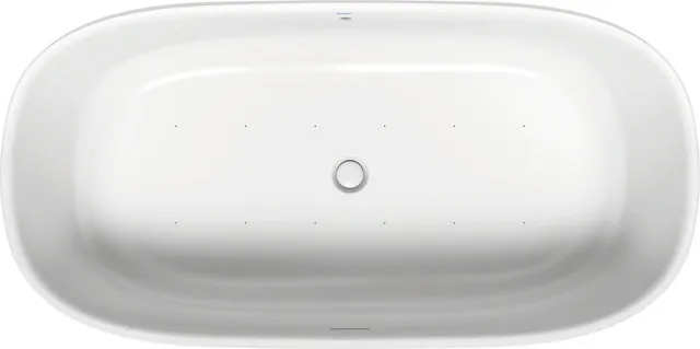 Duravit Whirlwanne „Zencha“ freistehend oval 1800 × 900 mm mit Air-System, in Weiß (matt) Duravit Whirlwanne „Zencha“ freistehend oval 1800 × 900 mm mit Air-System, in Weiß (matt)