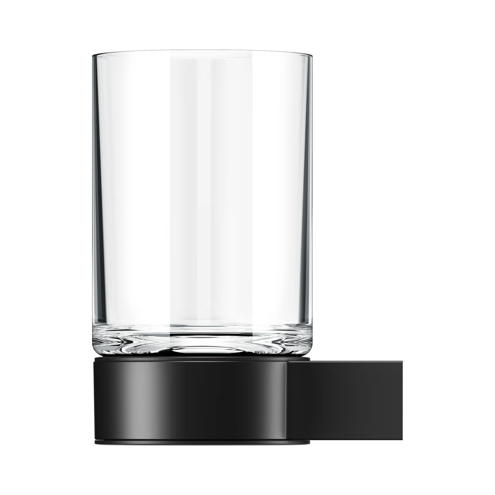 Plan 14950379000 Glashalter mit Echtkristall-Glas schwarz Plan 14950379000 Glashalter mit Echtkristall-Glas schwarz