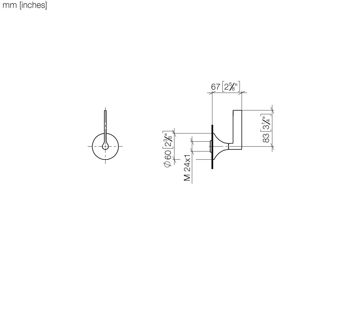 Dornbracht VAIA Bad Unterputzventil rechtsschließend Chrom 36608819 Dornbracht VAIA Bad Unterputzventil rechtsschließend Chrom 36608819