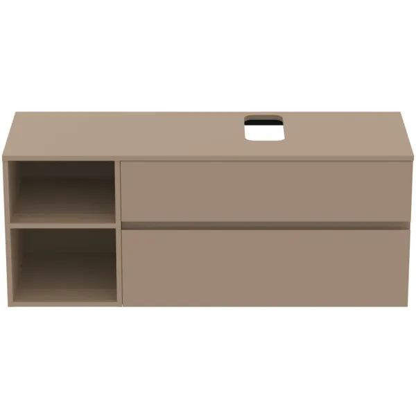 Ideal Standard Waschtischunterschrank „Finesse“ 140,2 × 55,8 × 50,5 cm Greige matt Ideal Standard Waschtischunterschrank „Finesse“ 140,2 × 55,8 × 50,5 cm Greige matt