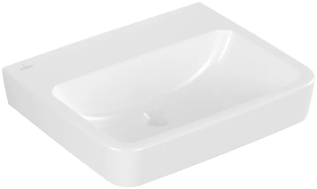 Villeroy & Boch Einbau-/Aufsatz Wandwaschtisch geschliffen „O.novo“ 550 × 460 × 175 mm, für Becken mittig, ohne Hahnlochbohrung in Weiß Alpin Villeroy & Boch Einbau-/Aufsatz Wandwaschtisch geschliffen „O.novo“ 550 × 460 × 175 mm, für Becken mittig, ohne Hahnlochbohrung in Weiß Alpin