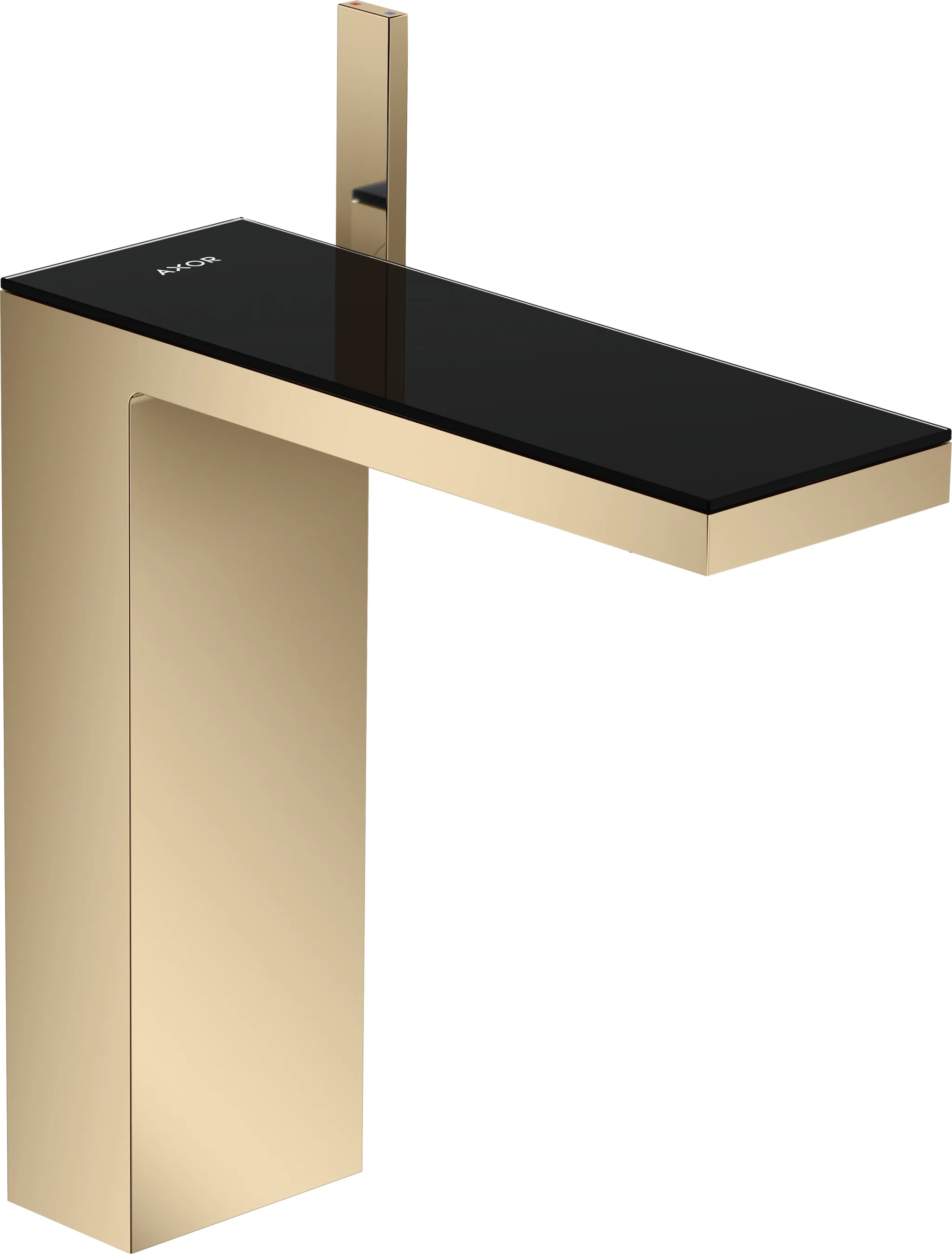 Hansgrohe AXOR MyEdition Platte 245 mm Glas schwarz abnehmbar