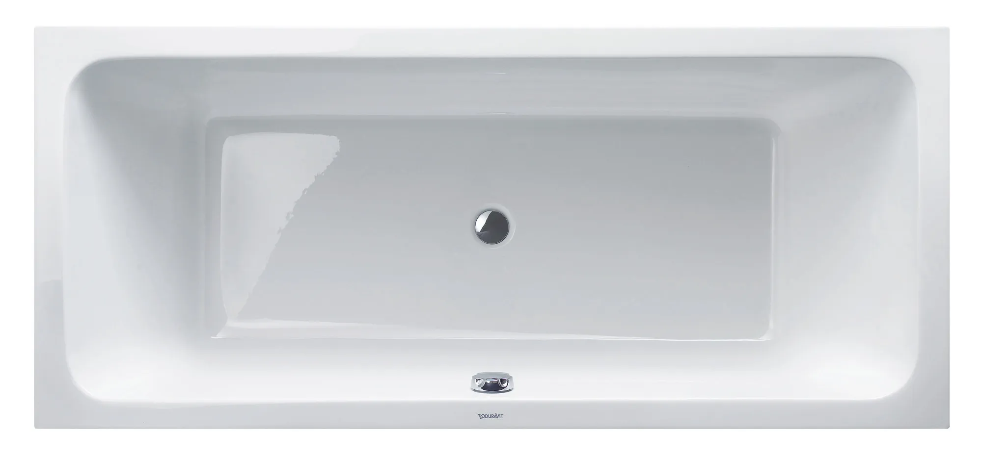 Duravit Badewanne „D-Code“ rechteck 1800 × 800 mm, Mittelablauf in Weiß Duravit Badewanne „D-Code“ rechteck 1800 × 800 mm, Mittelablauf in Weiß