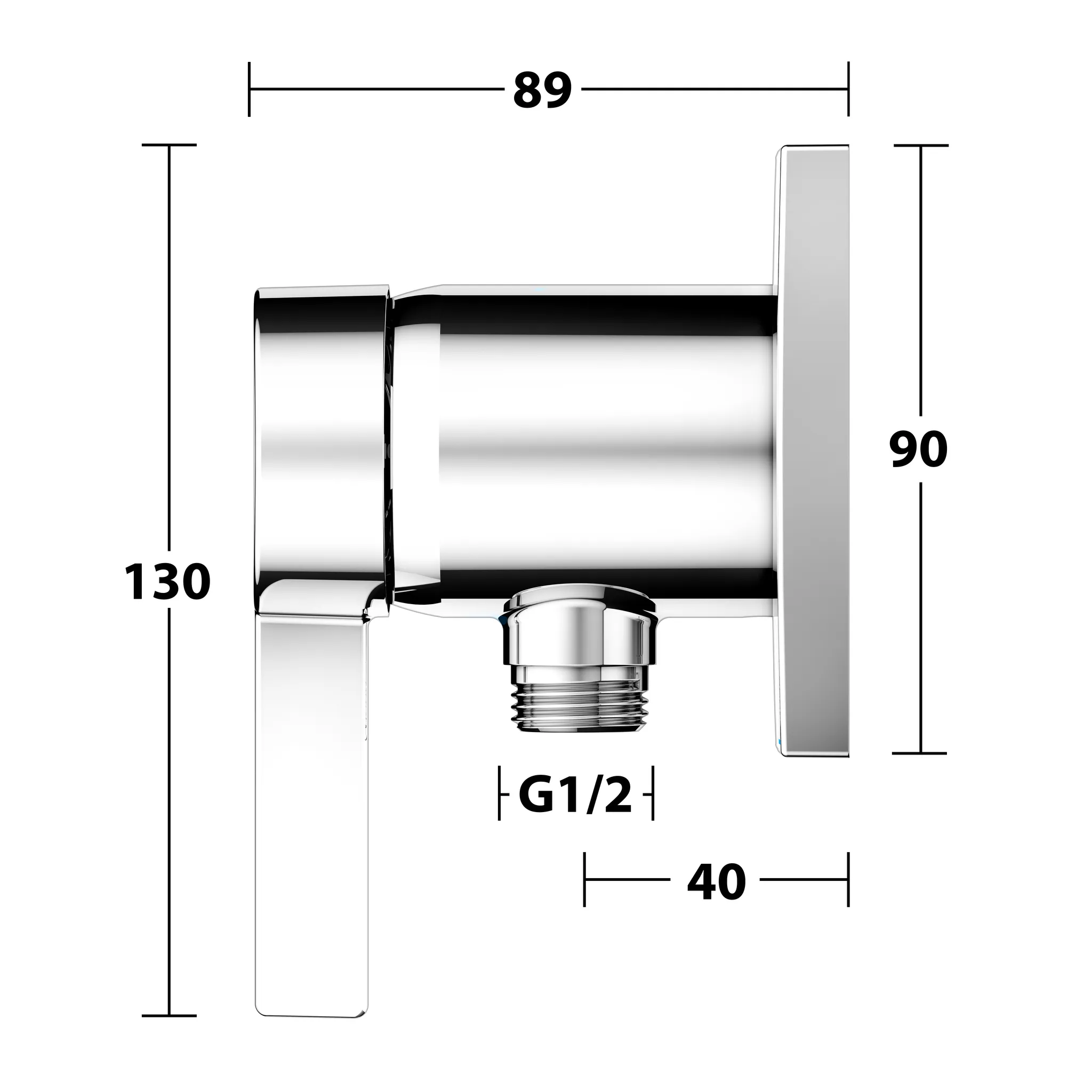 KEUCO IXMO Einhebel-Brausemischer Unterputz mit Schlauchanschluss IXMO Pure verchromt KEUCO IXMO Einhebel-Brausemischer Unterputz mit Schlauchanschluss IXMO Pure verchromt