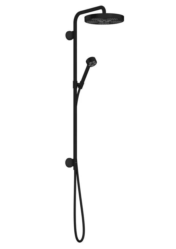 Hansgrohe AXOR One Showerpipe 280 1jet Unterputz, mattschwarz, 280 mm Brausekopfgröße, PowderRain und Rain Strahlarten, DN15 Anschluss Hansgrohe AXOR One Showerpipe 280 1jet Unterputz, mattschwarz, 280 mm Brausekopfgröße, PowderRain und Rain Strahlarten, DN15 Anschluss