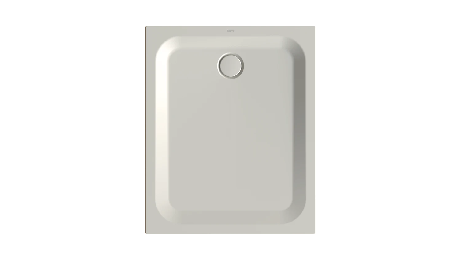 Bette rechteck Duschwanne „BetteUltra“ 1100 × 900 mm ohne Oberflächenbeschichtung, ohne Oberflächenveredelung, mit Wannenträger, in Flax