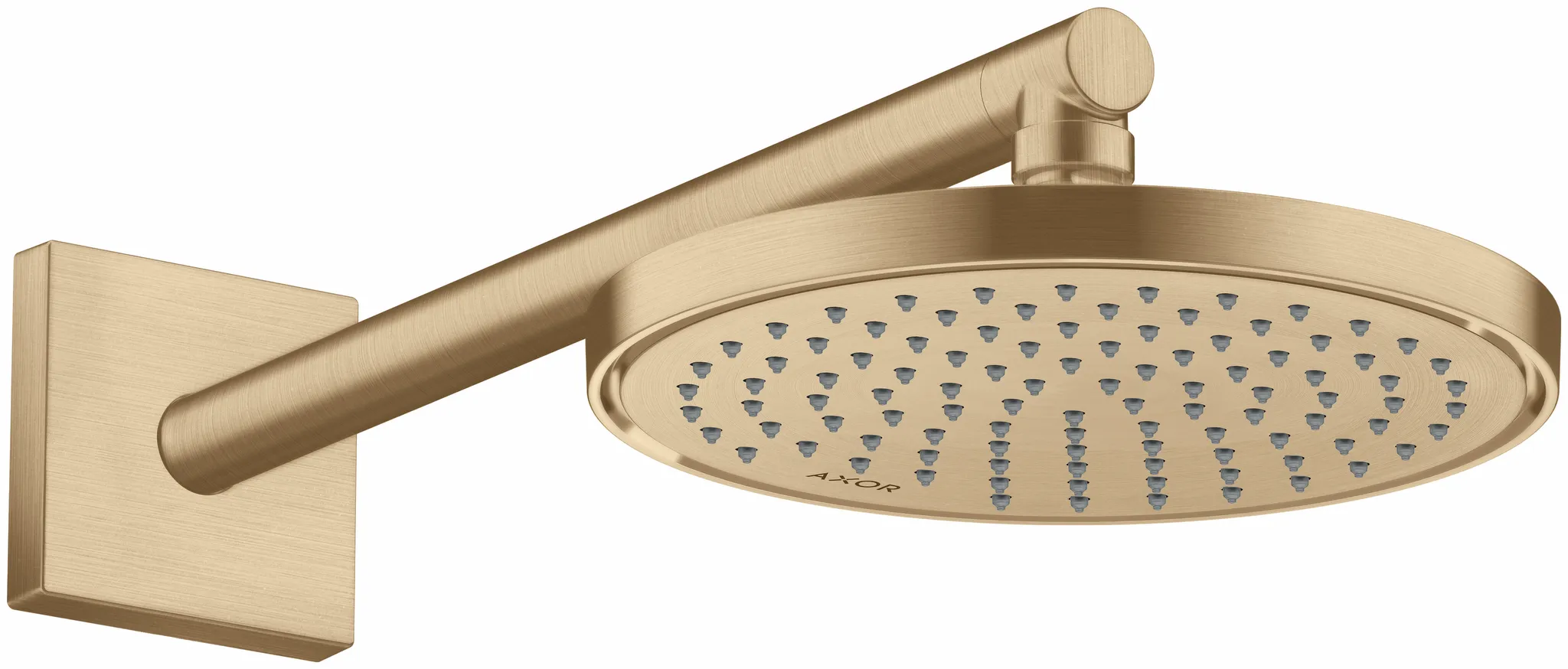 Hansgrohe AXOR ShowerSolutions Kopfbrause 220 1jet Brushed Bronze, verstellbarer Winkel, abnehmbar zur Reinigung, G 1/2 Anschluss Hansgrohe AXOR ShowerSolutions Kopfbrause 220 1jet Brushed Bronze, verstellbarer Winkel, abnehmbar zur Reinigung, G 1/2 Anschluss