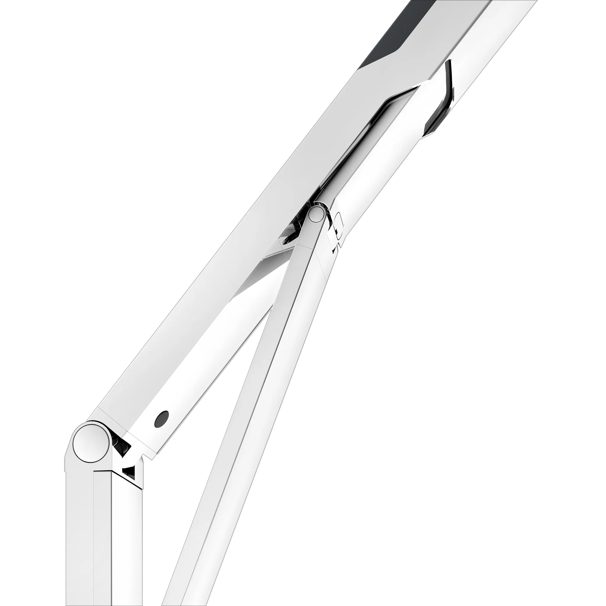 AXESS Stützklappgriff WC 700 mm verchromt/schwarz AXESS Stützklappgriff WC 700 mm verchromt/schwarz