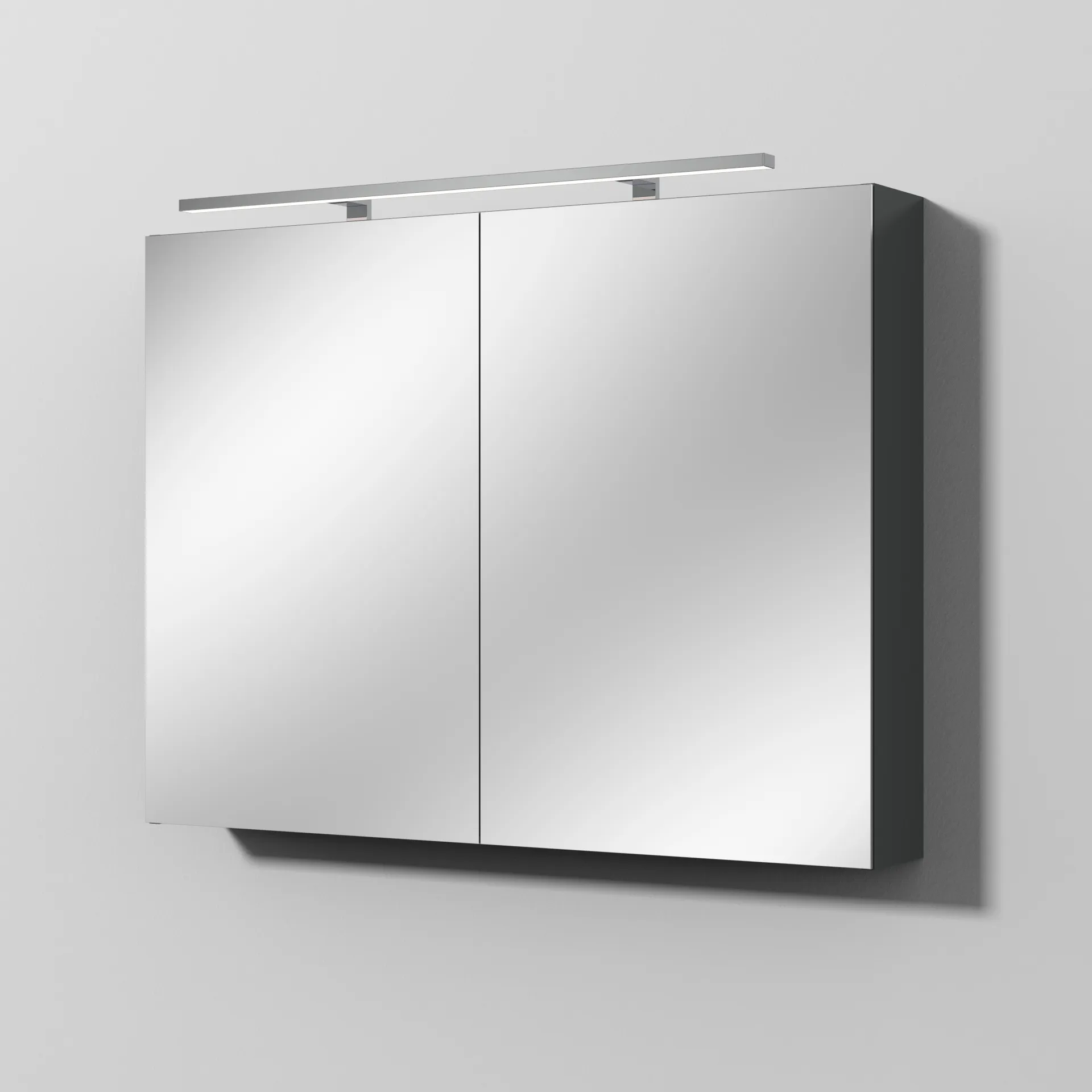 Sanipa Wandvorbau Spiegelschrank „Milla“ 1000 × 750 × 149 mm in Anthrazit (matt) Sanipa Wandvorbau Spiegelschrank „Milla“ 1000 × 750 × 149 mm in Anthrazit (matt)