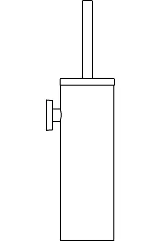 Ideal Standard Toilettenbürstengarnitur „IOM“ 9 × 40,2 cm, Befestigung verdeckt