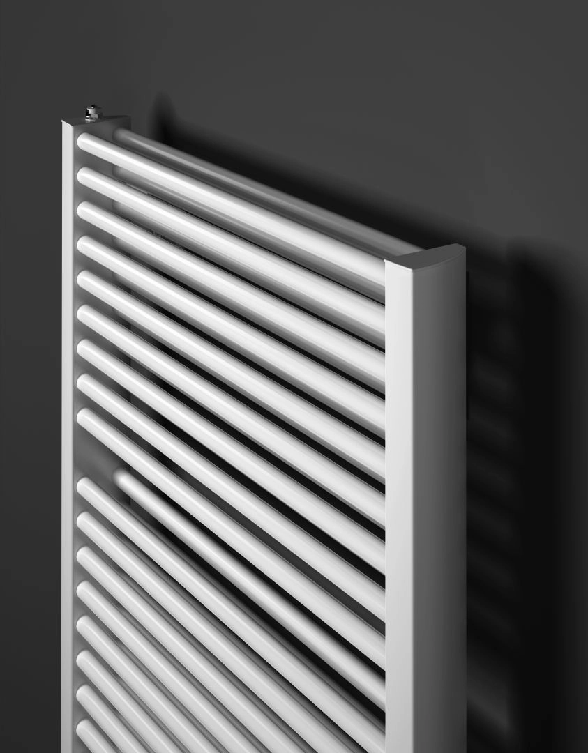 Kermi Design-Heizkörper „Duett®“ 48,4 × 118,8 cm in Graphit Metallic