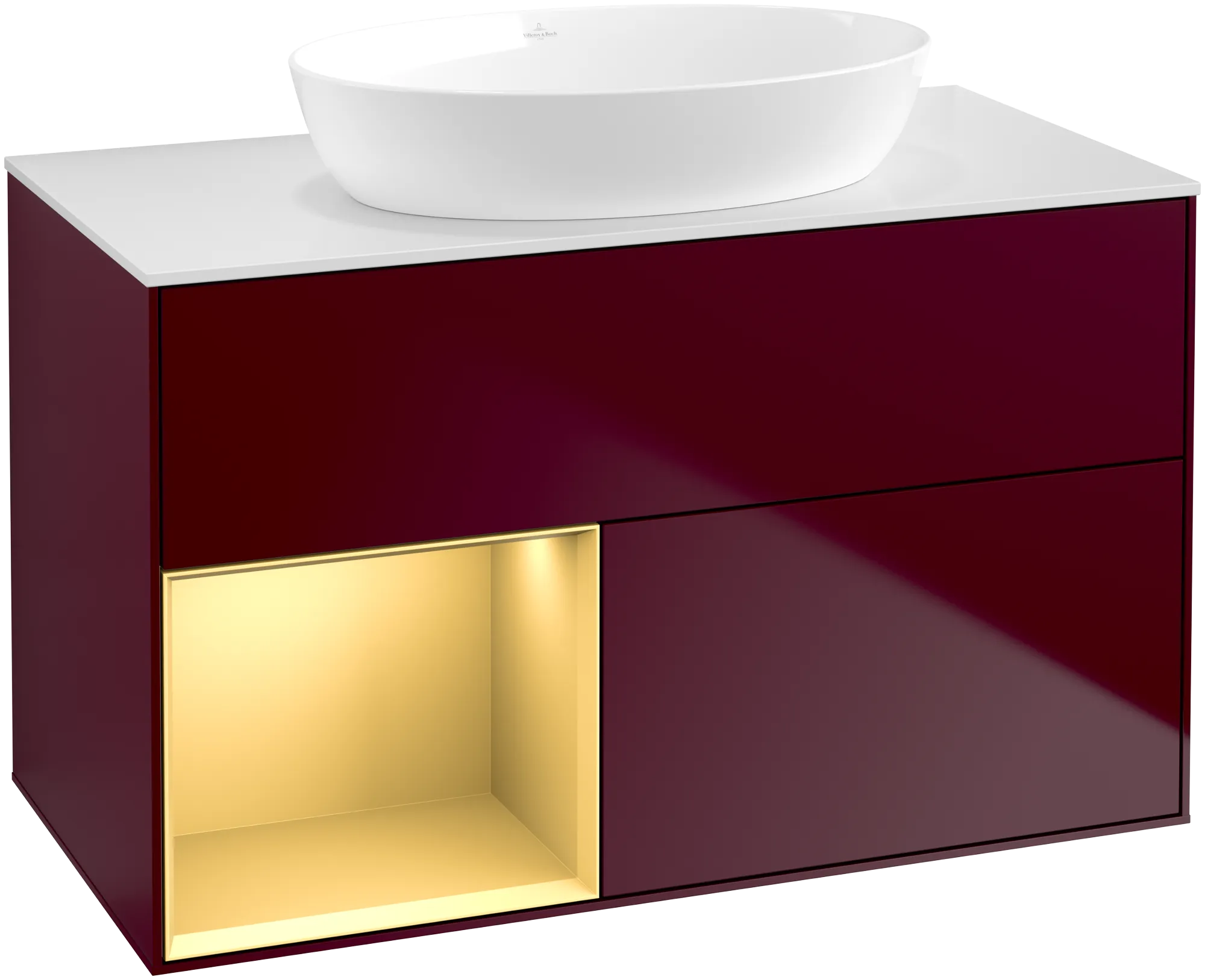 Villeroy & Boch Finion Waschbeckenunterschrank GA1 1000x603x501mm mit Beleuchtung