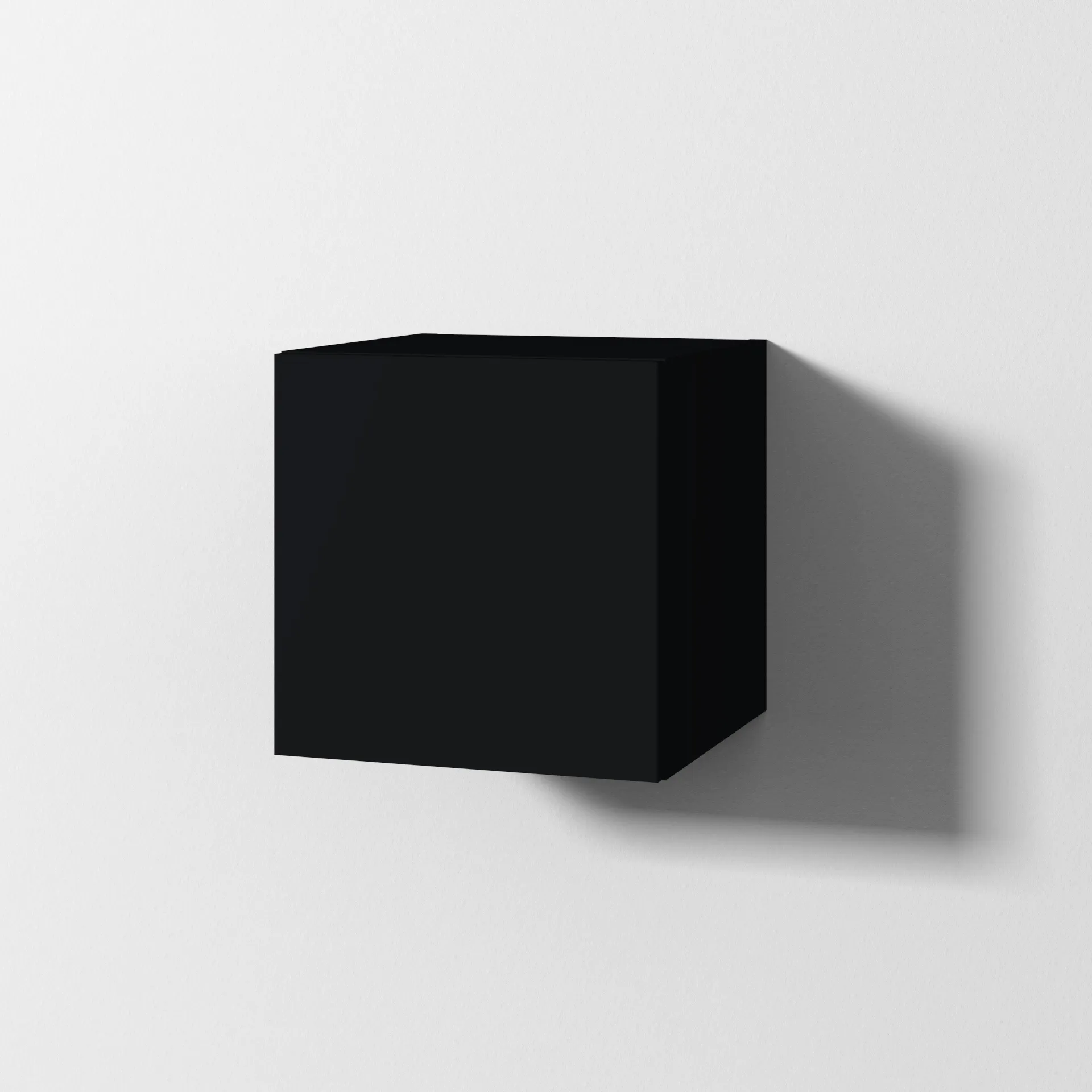 Sanipa Regalmodul „Cubes“ 350 × 350 × 346 mm in Schwarz-Matt,