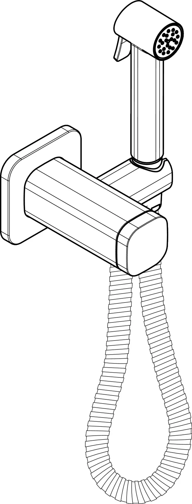 Handbrause „Axor Bidette Showers“ 0 l/min in Brushed Gold Optic Handbrause „Axor Bidette Showers“ 0 l/min in Brushed Gold Optic