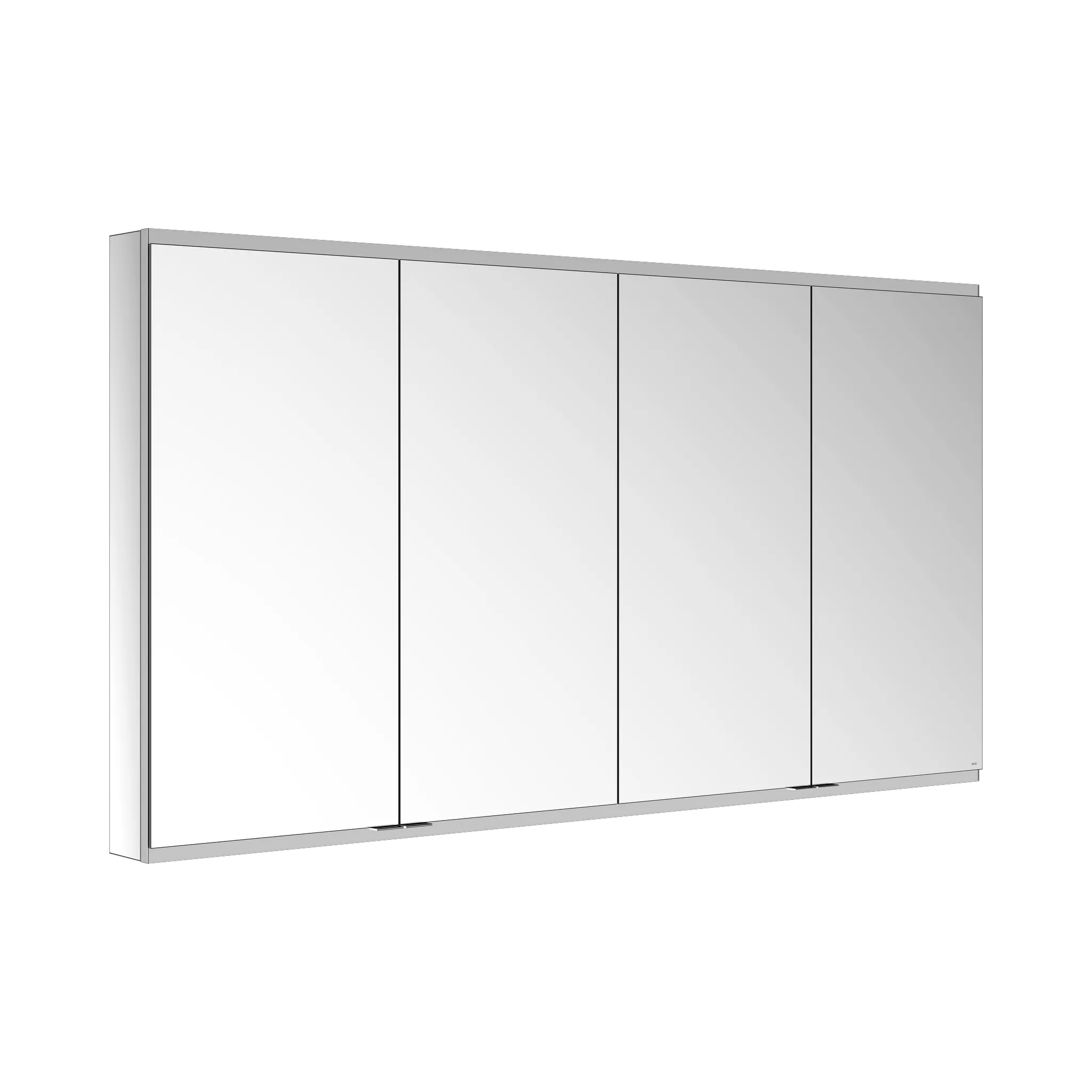 KEUCO Royal Modular 2.0 Spiegelschrank, unbeleuchtet Wandvorbau, 4 Steckdosen 1750x900x120mm silber eloxiert