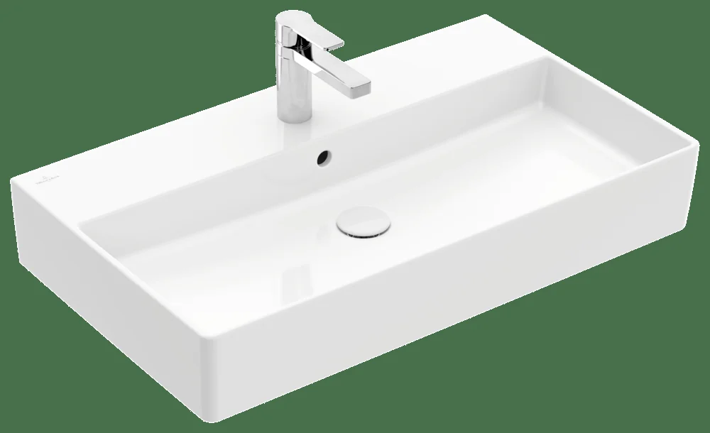 Villeroy & Boch Memento 2.0 Waschbecken 800x470mm Rechteck TitanCeram Weiß Alpin Villeroy & Boch Memento 2.0 Waschbecken 800x470mm Rechteck TitanCeram Weiß Alpin