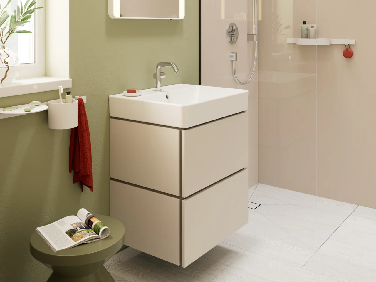 Hansgrohe Tecturis S Einhebel-Waschtischmischer Chrom, ComfortZone 110, Ausladung 130 mm, Auslaufhöhe 112 mm, Hebelgriff, Normalstrahl, max. Durchfluss 4 l/min, Keramikmischsystem, für Durchlauferhitzer geeignet