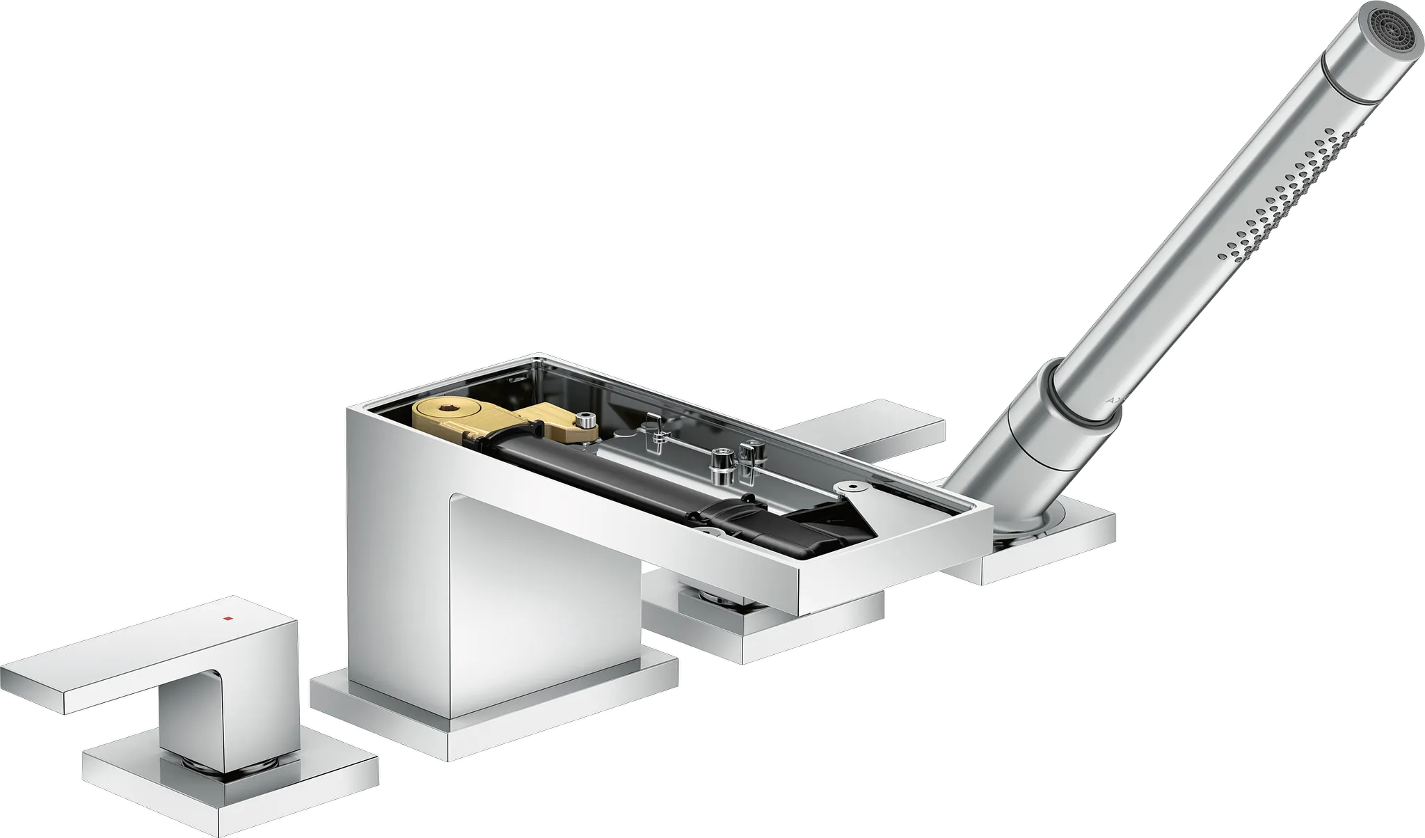 Hansgrohe AXOR MyEdition 4-Loch Wannenrandarmatur Chrom Hansgrohe AXOR MyEdition 4-Loch Wannenrandarmatur Chrom