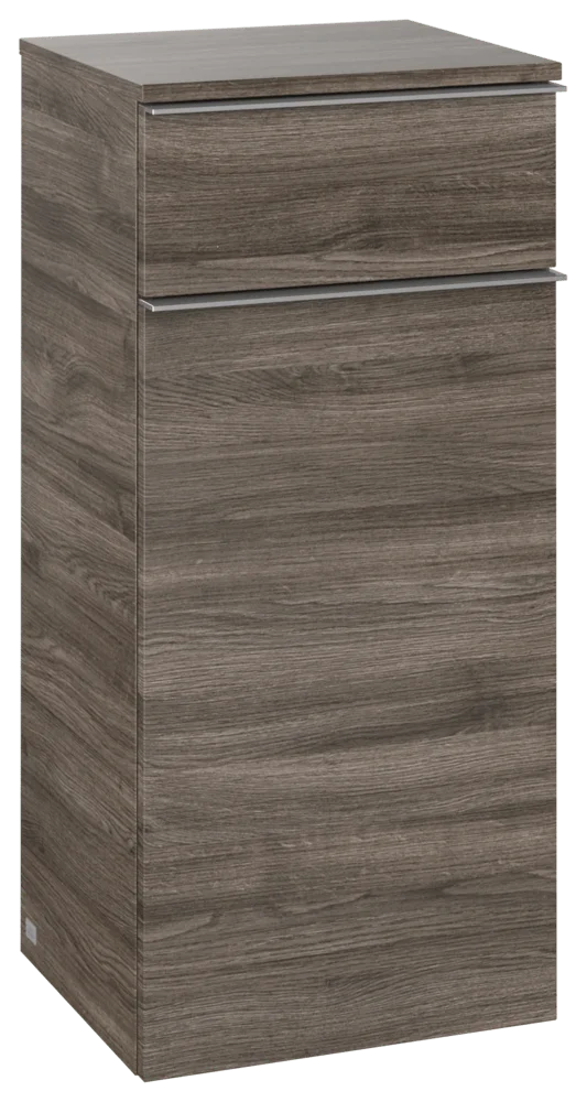 Villeroy & Boch Seitenunterschrank Venticello, Stone Oak, 404x866x352mm, 1 Schublade mit SoftClosing, Wandmontage