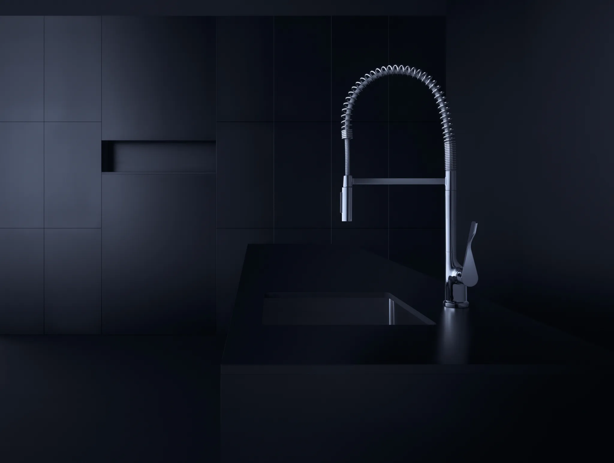 Spültischmischer Axor Citterio Semi-Pro chrom