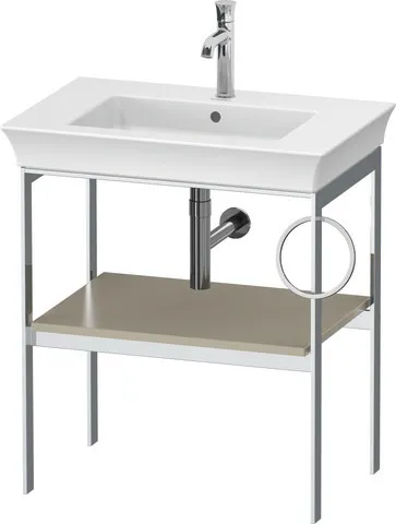 Duravit Konsole „White Tulip“ in Taupe Seidenmatt