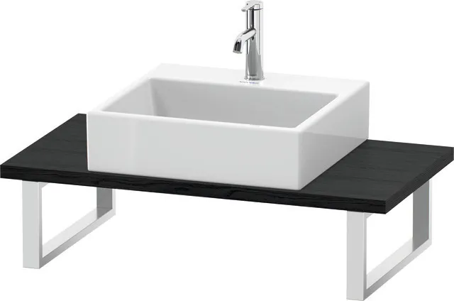 Duravit Konsole „L-Cube“ in Eiche Schwarz
